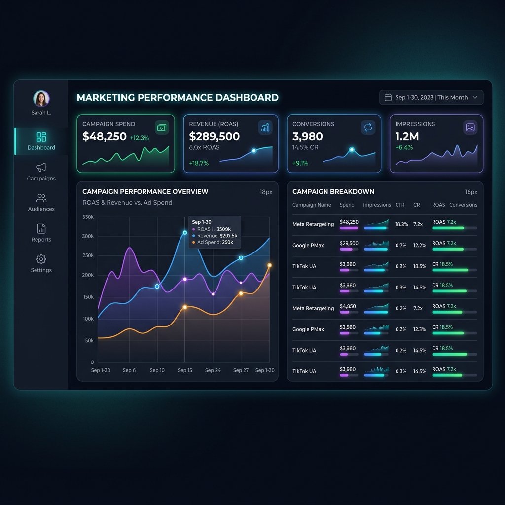 Performance Marketing Campaign Analytics Dashboard